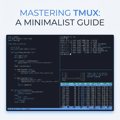 tmux 实用指南：SSH 开发必备的终端复用器